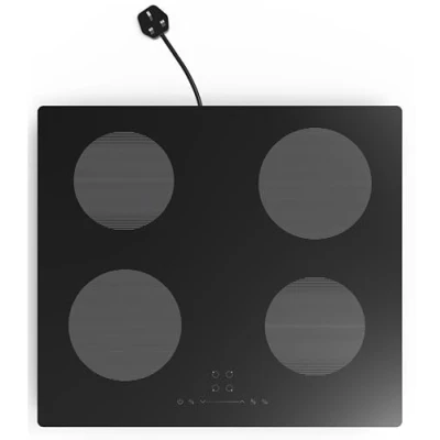 Image of Apelson UBECOIND60 60cm 13 Amp Flex Zone Induction Hob Plug Attached