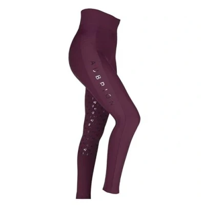 Image of Aubrion Shires Eltar Riding Tights Black Cherry Medium,