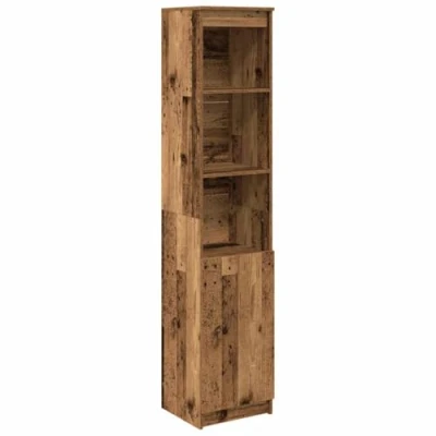 Image of vidaXL highboard old wood cabinet 180cm engineered versatile storage decor