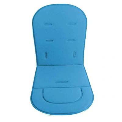 Image of Baby Stroller Cushion Liner Mat Pushchair Pad Car Seat Universal Cover Protector Breathable Soft (Blue)