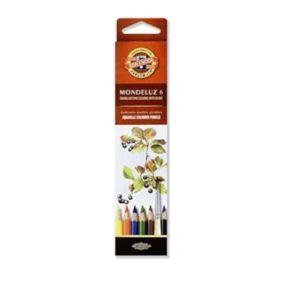 Image of KOH I NOOR Mondeluz Fruit Aquarell Coloured Pencils (Set of 6)