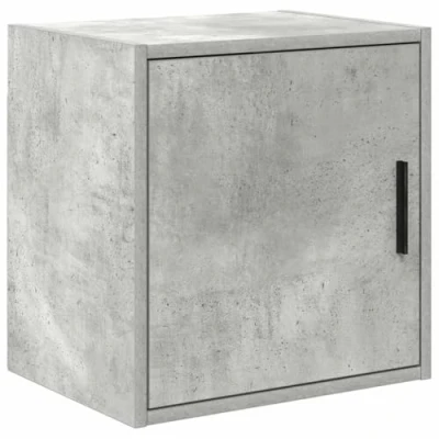 Image of vidaXL Garage Wall Cabinet Concrete Grey Engineered Wood 40x30x41 cm