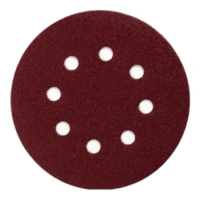 Image of Makita P 43599 Velcro Backed Abrasive Discs 5&quot; Red