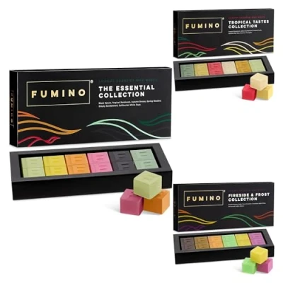 Image of Wax Melts Fumino Fresh Handmade Luxury Strong Scented Multipack Mega Bundle 36 Cubes 16 Fragrances with Beeswax and Coconut Oil