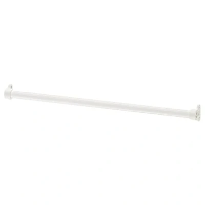 Image of KOMPLEMENT Clothes Rail Wardrobe Heavy Duty Safe Organizer Hanging Display In Home Office Use White 75 cm + Free TSA Shoe Bag