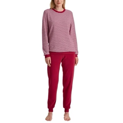 Image of CALIDA Women&#039;s Soft Dreams Pajama Set, Rio Red, 36 38