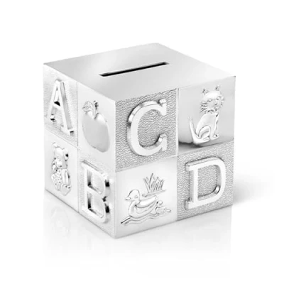 Image of Zilverstad Money Box, Zinc, Gray, Standard Size