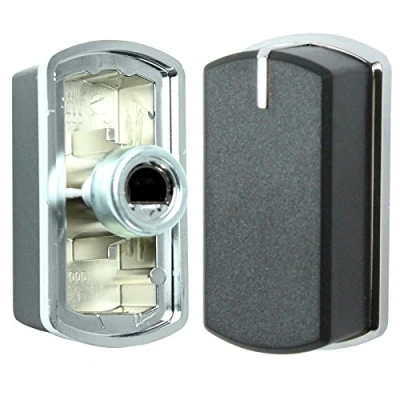Image of Belling Genuine FSG60D FSG60DOP Oven Cooker Hob Control Switch Knobs (Black/Silver, Pack of 2)