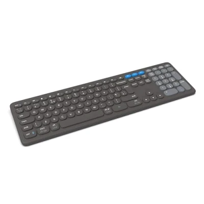 Image of ZAGG Pro Keyboard 17 Inch, Multi Pairing Full Size with Type C Wired &amp; Qi Wireless Charging, Long lasting Battery, Compatible Windows, macOS, iOS, ChromeOS Android (Charcoal)