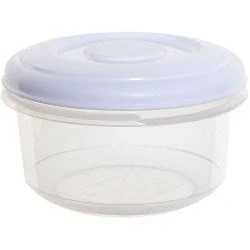 Image of Whitefurze 0.1L Round Food Container White Lid (623163)