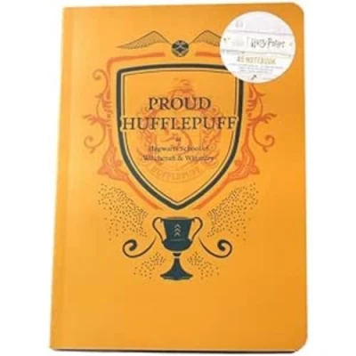 Image of Harry Potter A5 Soft Notebook Proud Hufflepuff Journal Merch Merchandise