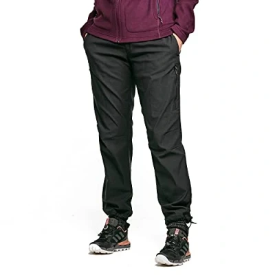 Image of Berghaus Ortler 2.0 Walking Trousers, Water Resistant, Comfortable Fit, Breathable Pants, Black, Womens Size 20/29