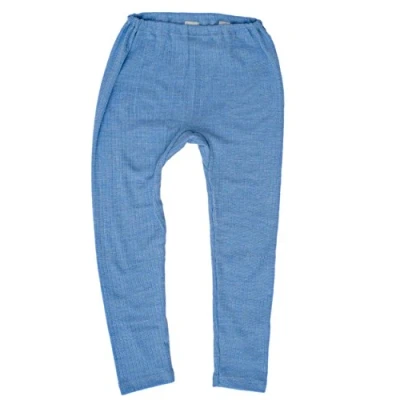 Image of Cosilana, Children Leggings Pants Underwear, 45% Organic Cotton, 35% Wool, 20% Silk (2 3 Years EU 92, Bleu Melange)