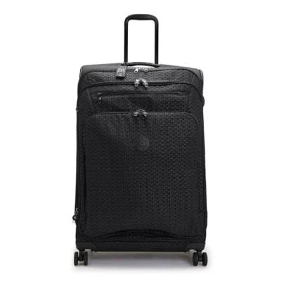 Image of Kipling NEW YOURI SPIN L Large expandable spinner, Upright, Signature Emb (Black)