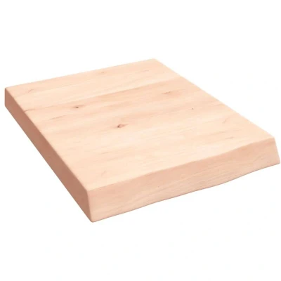 Image of vidaXL Bathroom Countertop 40x50x(2 6) cm Untreated Solid Wood