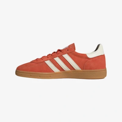 Image of adidas Originals Handball Spezial Trainers, Size: 3.5, Preloved red/cream white/crystal white Suede