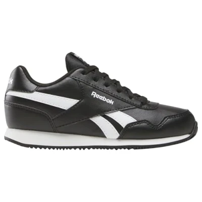 Image of Reebok Classic Royal CL JOG 3.0 Unisex Trainers for kids, Size: 4, Black/footwear white shoes