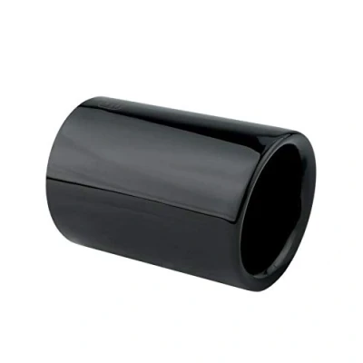 Image of L&amp;P A303 1 exhaust trim stainless steel black polished chrome plug &amp; play tailpipe tailpipes oem numbers 1830 7610636 7610635 7610634