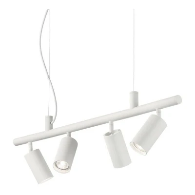 Image of Dynamite Indoor 4 Lights Spotlight Ceiling Pendant Lamp White, GU10