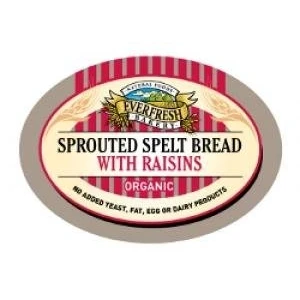 Image of Org Sprout Spelt Raisin Bread 400g