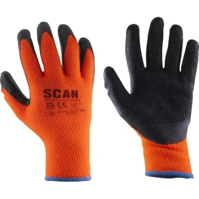 Image of Scan Thermal Latex Coated Gloves M (Size 8) SCAGLOKSTHM