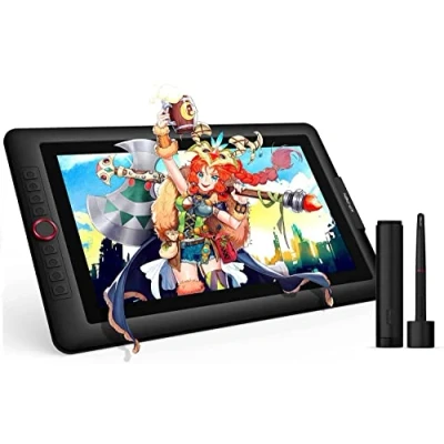 Image of XPPen Artist 15.6 Pro Graphics Tablet with Inch HD IPS Screen 8192 Level Stylus Pen Tilt Function Compatible Mac and Windows