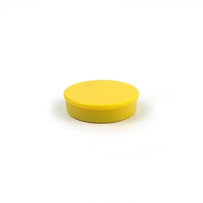 Image of magnetiques.fr LOT OF 5 ROUND AND YELLOW NEODYMIUM STARS DIAMETER 30MM