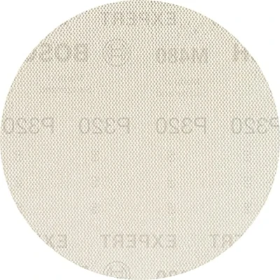 Image of Bosch 5x EXPERT M480 Sanding Net (for Paint on wood, Hardwood, Ø 125 mm, Grit 320, Professional Accessory Random Orbital Sander, Sander)