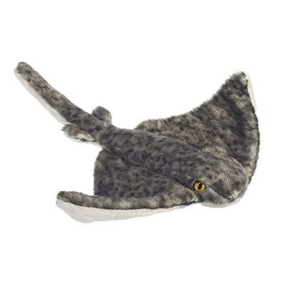 Image of Aurora, 31716, Mini Flopsies Stingray, 8In, Soft Toy, Grey