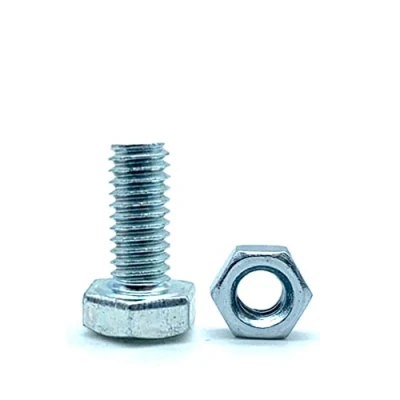 Image of DOJA Barcelona M12 Bolt and Nut 25 Hexagonal Head Screws with x 30 mm Galvanised Steel Bolts Nuts for Service Machine