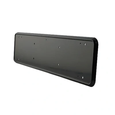 Image of Streetwize Black Plastic Number Plate Surround Shock Absorbing Ideal For: Cars, Vans, 4x4&#039;s and Lorries