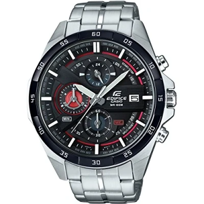 Image of Casio Edifice Men&#039;s Watch EFR 556DB 1AVUEF, Black Red