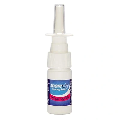 Image of Snoreeze Anti Snoring Nasal Spray Hydrating for Blocked Nose &amp; Congestion Relief Use with Mobile App to Stop 10ml, 25 Nights