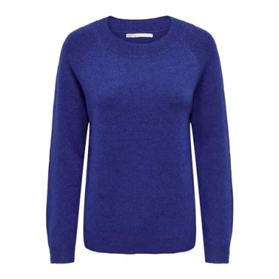 Image of ONLY Women&#039;s Onlrica Life L/S Pullover KNT Noos Sweater, Surf The Web/Detail:w. Melange, S