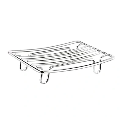 Image of Tiilan Stainless Steel Bar Soap Dish, Draining Sponge Holder for Shower, Bathtub, Kitchen Sink