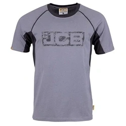 Image of JCB Workwear Men&#039;s T Shirts Trade Shirt Grey/Black XX Large