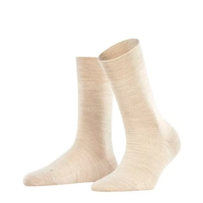 Image of 1 Pair Linen Sensitive Berlin Merino Wool Left And Right Comfort Cuff Socks Ladies 2.5 5 Falke