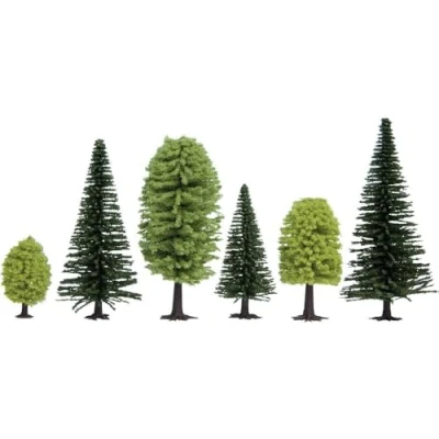 Image of Noch 26811 25 Trees Mixed Forest Set, 5 14 cm