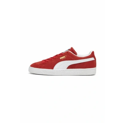 Image of Puma Classic Unisex Trainers, Size: 9, For all time red white Suede