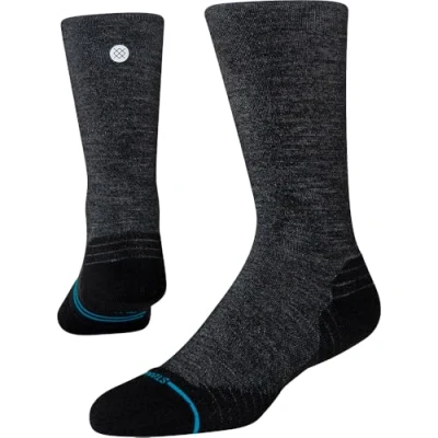 Image of Stance Crew Socks Merino Wool Light Wool, Black, Large