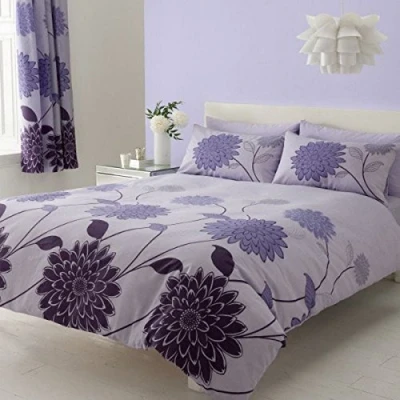 Image of GC GAVENO CAVAILIA Luxury Geometric Duvet, Floral Quilt Set, Polycotton Bed Covers, Sophia Orchard, King