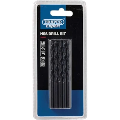 Image of Draper HSS Drill Bit, 6.5mm (Pack of 10)