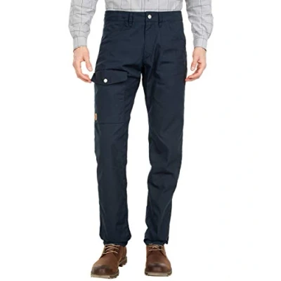 Image of Fjallraven Men&#039;s Greenland Jeans M Long Sport Trousers, Blue, 52 UK