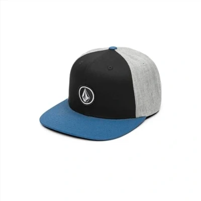 Image of Volcom Men&#039;s Quarter Twill Hat Baseball Cap, Dark Blue, One Size