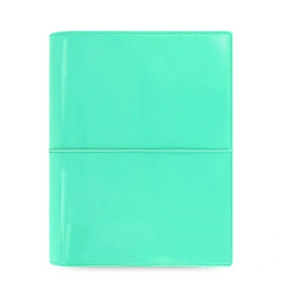 Image of A5 Domino Patent Turquoise Organiser