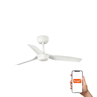 Image of Mini Punt Small 3 Blade Matt White Tuya Smart System