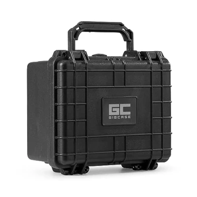 Image of Power Dynamics GIGCASE2 Hard Shell Case with Pick and Pluck Foam 240x198x109mm: Shockproof, Waterproof, Lockable Storage Box Universal Protective for DJ Equipment, Cameras, Tools &amp; More