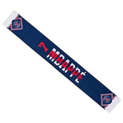 Image of Paris Saint Germain Mbappe Official Collection Scarf, Size 140 cm