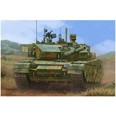 Image of Hobbyboss HBB84518 1:35 PLA ZTZ 99A MBT Scale Model Kit, Molded Color