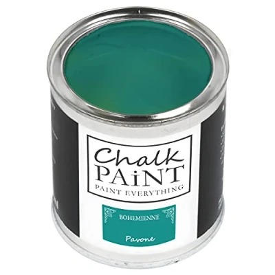 Image of Chalk Paint Everything® Pavone (Peacock Blue) 750 ml Water Based for Shabby Chic Furniture, Décor, and Upcycling Projects Non Toxic, Easy to Apply